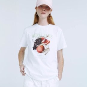 FRUTTA Fruit Print Standard Fit T-Shirt_White