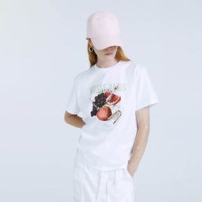 FRUTTA Fruit Print Standard Fit T-Shirt_White