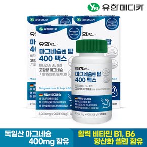 마그네슘 엔 탑 400 맥스 90정x3개(9개월분)