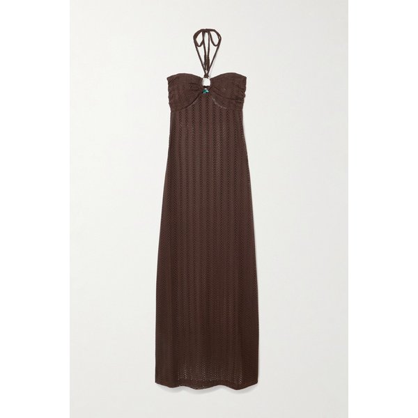 멜리사 오다바시 해리엇 장식 크로셰 홀터넥 맥시 원피스 46376663163011825