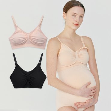 세컨스킨 부드럽고 편안한 임부 뱀부 후크 수유브라 2종 NXPOU2801+NXPOU2801