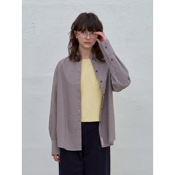 클래식 플래드 셔츠_Brown Check