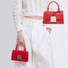 Bon Bon Croc Embossed Mini Top Handle Bag 148671 토리버치 봉봉 미니 탑 핸들백