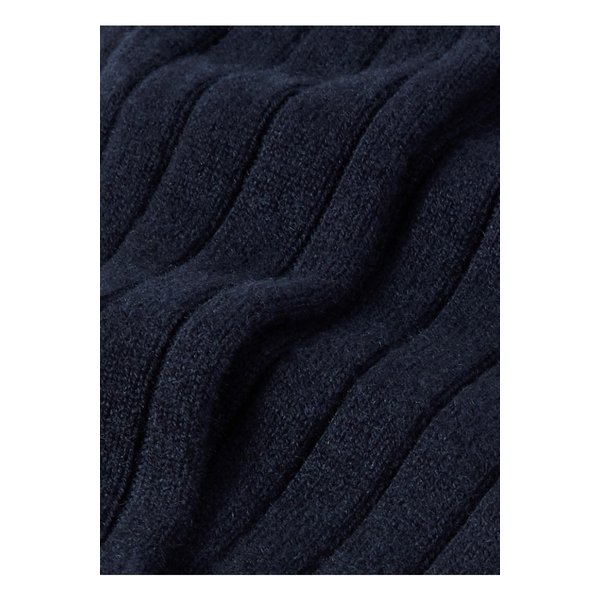 존스톤스 오브 엘긴 골지 캐시미어 혼방 양말 블루 1647597344485171