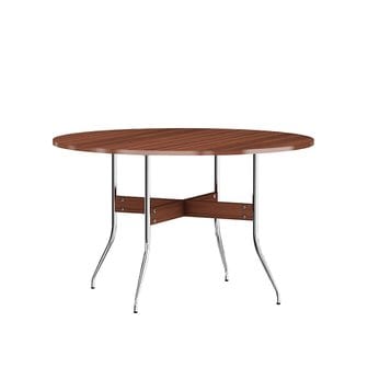 허먼밀러 [허먼밀러 공식딜러] Nelson Swag Leg Dining Table Round (Walnut)