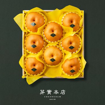 아실 [아실본점] 오동나무 “배” 1호 과일선물세트 4.8kg (보자기포장&메세지카드)