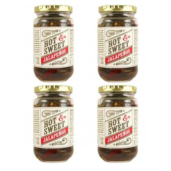 트레이더조 [해외직구]트레이더조 핫 스위트 잘라페노스 355ml 4팩 Trader Joe`s Hot n Sweet Jalapenos 12oz