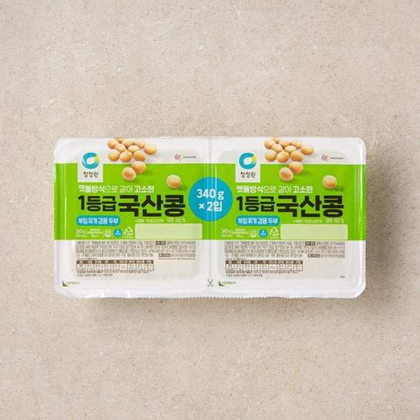 [쓱7클럽] 국산콩 두부두모 340g*2 (겸용)