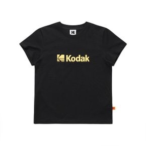 [공식]에센셜 빅로고 아스킨 반팔 티셔츠 우먼 BLACK