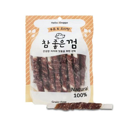 강아지 생활모음 우유 오리맛 간식 24P