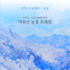 [KTX]슬기로운 휴가 덕유산 눈꽃 당일기차여행