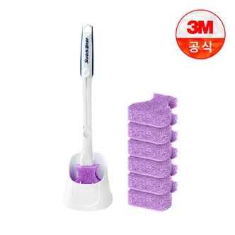 3M 크린스틱 베이킹소다 변기청소용 핸들+캐디+리필7입