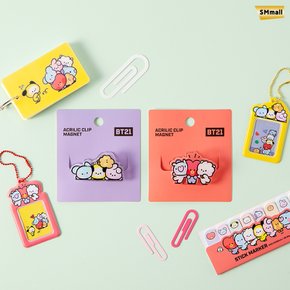 BT21 아크릴클립마그넷