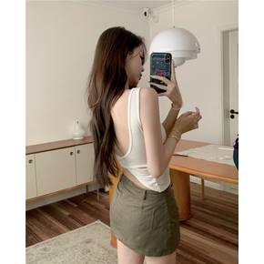 웬디 / 가슴패드 스판덱스 섹시슬림 캐미솔 CS13076