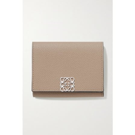 로에베 Anagram Textured-leather Wallet 머쉬룸 9649229528778053