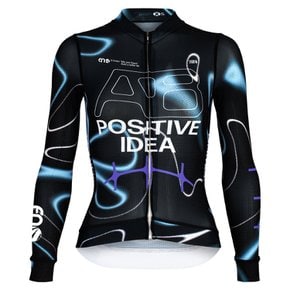 여성용 Positive Idea 롱 져지 / 라이딩복 긴팔 흡한속건 기능성