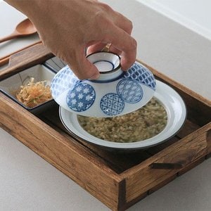  일본풍 호시쿠즈 돈부리 뚜껑 그릇 소 덮밥 공기 DF72