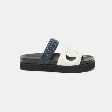 슈콤마보니 Polygon slide sandal(white) DG2AM25037WHT