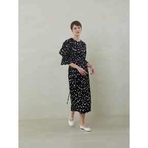 [2022] CROISSANT DOT DRESS_black