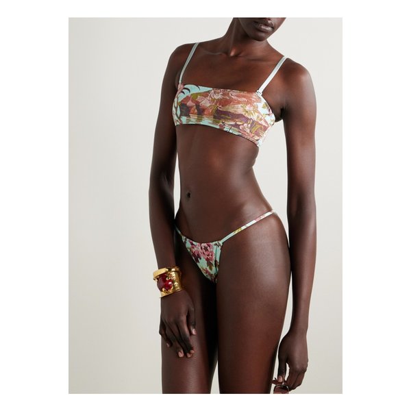 스킴스 로베르토 카발리 시그니처 스윔 스트링 비키니 바텀 파지아넬라 46376663162934837