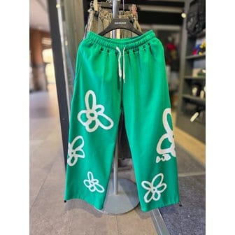 더블제이디 [시흥점] 남여공용 데이지꽃 스프레이 스트링팬츠(그린)JGZK80910GN