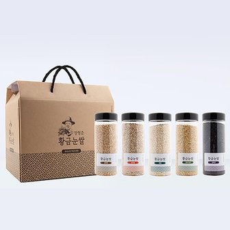 참다올 프리미엄 잡곡선물세트 1호(찰현미,보리쌀,찹쌀,찰보리쌀,찰흑미,각400g)