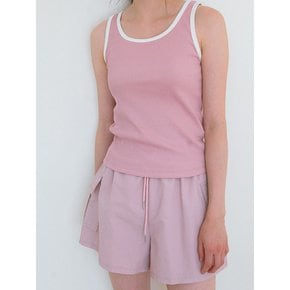 Coloration Sleeveless Top - Pink