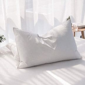 AIKOFUL Luxury Goose Feathers Down Pillow for SleepingHotel Queen Size Soft Bed PillowOrga