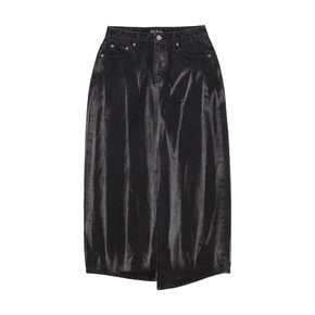 POINT BRUSH LONG SKIRT [BLACK]