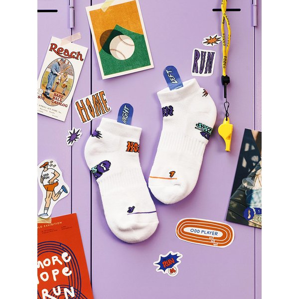 쿨맥스 스니커즈 양말 홈런