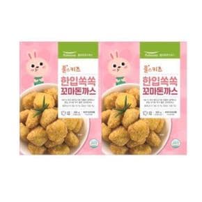 풀무원 한입쏙쏙 꼬마돈까스 500g 2개