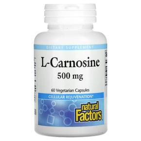 미국직구 Natural Factors 내추럴팩터스 L-카르노신 L-Carnosine 500mg 60캡슐