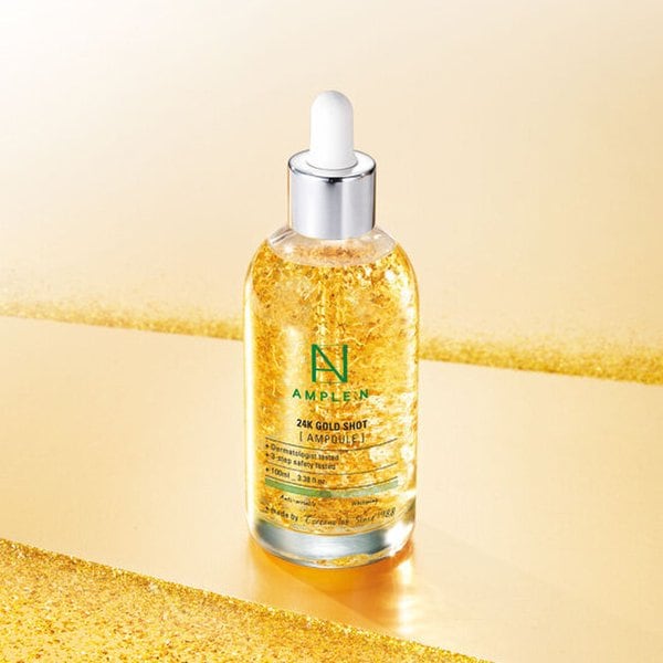 앰플엔 24케이 골드샷 광채앰플 100ml (럭셔리 골드)