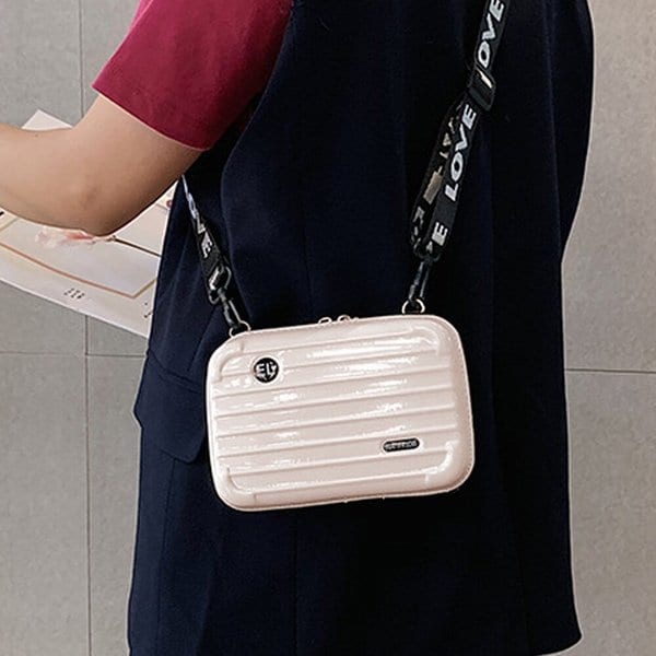 [아일렌]캐리어 스타일 미니 크로스백 데일리 여행 파우치