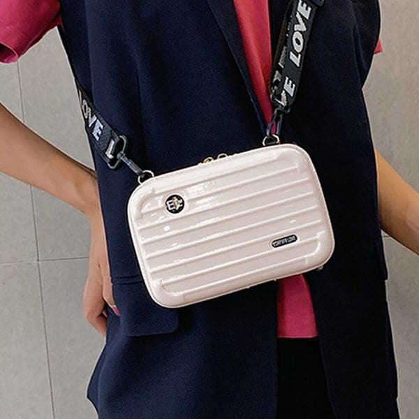 [아일렌]캐리어 스타일 미니 크로스백 데일리 여행 파우치