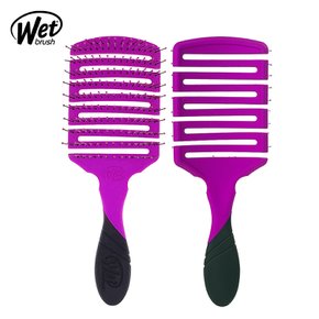 wet brush 프로 플렉스 드라이 패들 퍼플 헤어브러쉬 드라이 빗 극손상모 두피 마사지