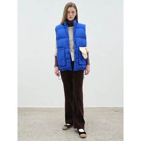 COZY PUFFER VEST - BLUE