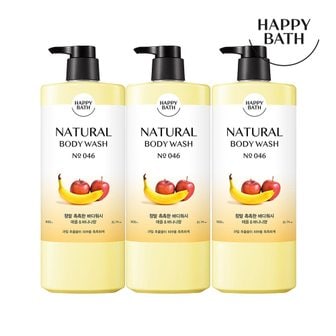 해피바스 [신라쇼 ONLY]해피바스 정말 순한 바디워시 900g 3입