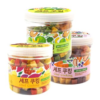 우다다냥이 인네이쳐 셰프쿠킹 400g 큐브 강아지간식