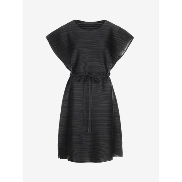 벨트 캡소매 원피스