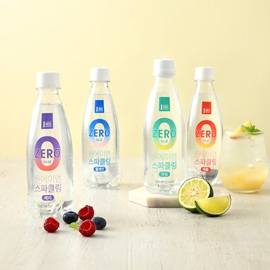 원에이엠 스파클링 혼합 350ml 12개(라임6+애플6)