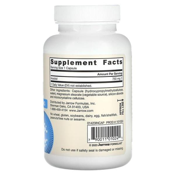 미국직구 Jarrow 자로우 이노시톨 Inositol 750mg 100베지캡슐