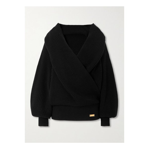 랩 이펙트 골지 울 후디 블랙 46376663162910951