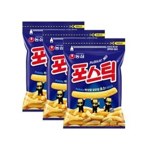 농심 포스틱 280g x 3개 / 대용량 스낵 지퍼팩보관_