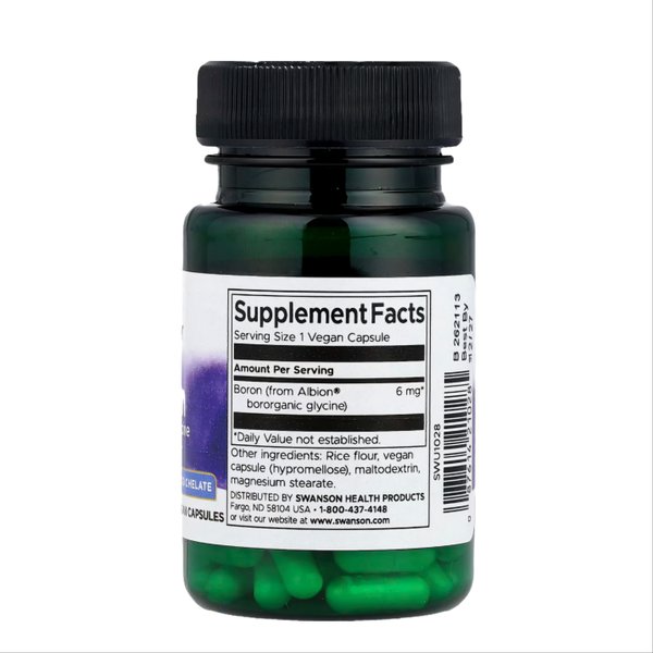 스완슨 알비온 붕소 Albion Boron 보론 6mg 60베지캡슐