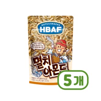  바프 멸치아몬드 견과류안주 100g x 5개