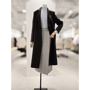 [파주점] 캐시미어 라펠 칼라넥 롱 코트 CPBA0CTL31