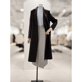 아이잗컬렉션 [파주점] 캐시미어 라펠 칼라넥 롱 코트 CPBA0CTL31