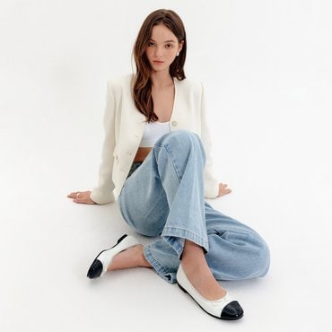 룩캐스트 앨리 리본 플랫 슈즈 / ALLY RIBBON FLAT SHOES_3colors