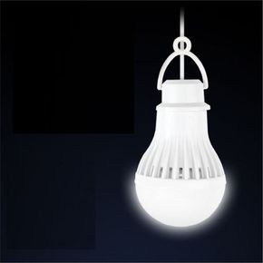 캠핑용 USB 램프 전구형 5V 5W 10 LED 1M White LAMP